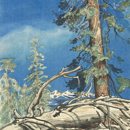 Chiura Obata, Life and Death, Porcupine Flat, High Sierra, California, 1930