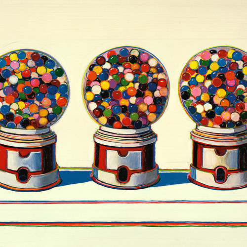 Wayne Thiebaud, Three Machines, 1963