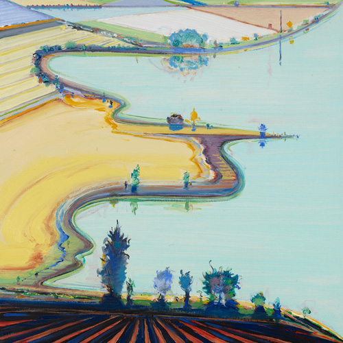 Wayne Thiebaud, Coastal Farms, 1997