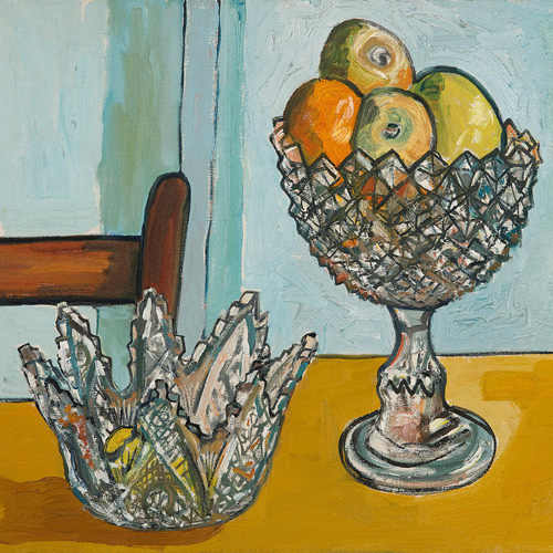 Alice Neel, Cut Glass with Fruit, 1952
