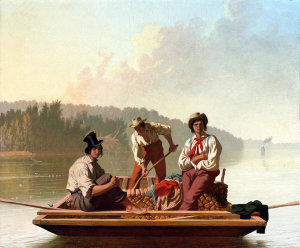 George Caleb Bingham - Boatmen on the Missouri, 1846