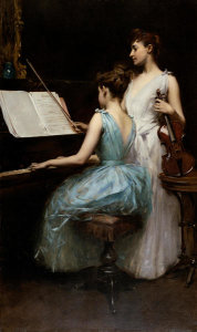 Irving Ramsay Wiles - The Sonata, 1889
