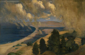Arthur Bowen Davies - Pacific Parnassas, Mt. Tamalpais, ca. 1905