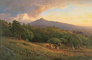 William Keith - Broadside of Mount Tamalpais, 1870