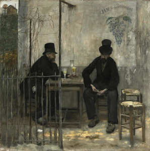 Jean-Francois Raffaelli - The Absinthe Drinkers, 1881