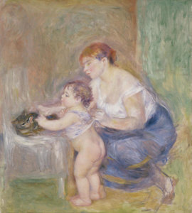 Pierre-Auguste Renoir - Mother and Child, ca. 1895