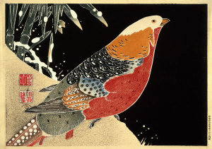 Anonymous - Pheasant on Snowy Bank, 1890-1900