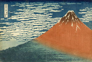 Katsushika Hokusai - Fuji in Clear Weather (Red Fuji), ca. 1830-1832