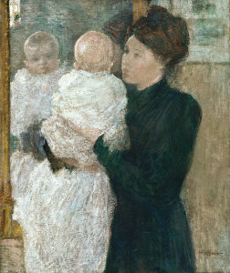 John Henry Twachtman - Mother and Child, ca. 1893