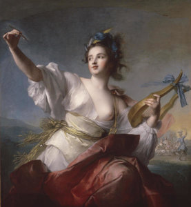 Jean-Marc Nattier - Terpsichore, Muse of Music and Dance, ca. 1739