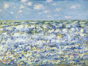Claude Monet - Waves Breaking, 1881
