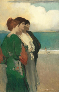 Arthur Frank Mathews - Song of the Sea (The Three Graces), ca. 1909
