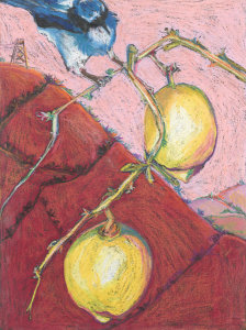 Jeanne Gantz - Blue Jay and Lemons, 1983-1984