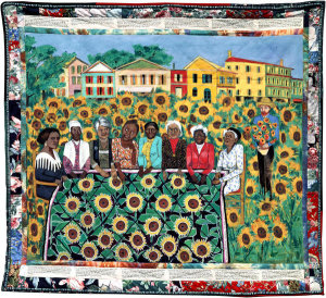 Faith Ringgold - The Sunflowers Quilting Bee at Arles: The French Collection Part I, #4, 1991
