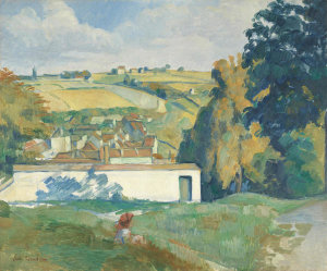 Emile Bernard - Jeune fille sur la colline (Young Girl on a Hill), 1904