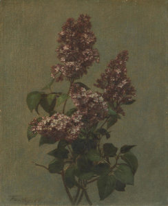 Henri Fantin-Latour - Spray of Purple Lilac, 1880