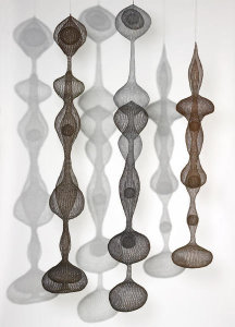 Ruth Asawa - 3 Untitled Sculptures (S.439), (S.250), (S.047), 1955, 1955, 1968