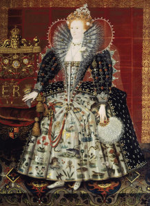 Nicholas Hilliard (workshop of) - Elizabeth I, ca. 1599