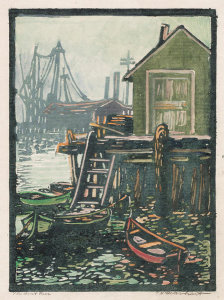 Frances Hammel Gearhart - The Boat Pier, 19th–20th centuries