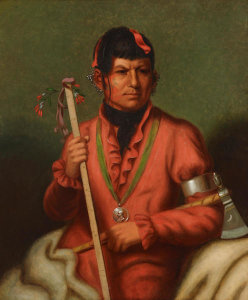 Henry Inman - Tshi-Zun-Hau-Kau (He-Who-Runs-with-Deer), Winnebago, ca. 1832-1833