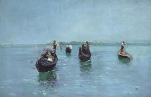 Robert Frederick Blum - Venetian Gondoliers, ca. 1880–1889