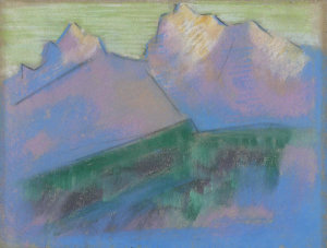 Marsden Hartley - Blue Landscape, ca. 1933