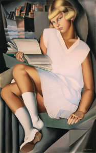 Tamara de Lempicka - Young Girl in Pink (Kizette in Pink II), ca. 1928–1929