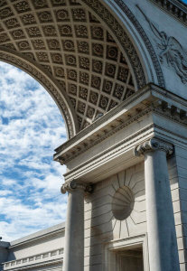 Legion of Honor - Front archway abstraction