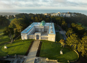 Legion of Honor - Aerial View and Lands End