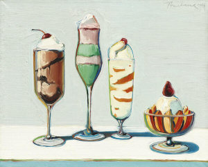 Wayne Thiebaud - Confections, 1962