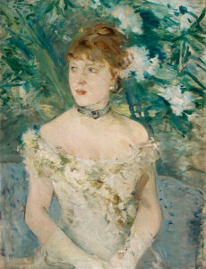 Berthe Morisot - Young Woman Dressed for a Ball, 1879