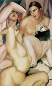 Tamara de Lempicka - Group of Four Nudes, 1925