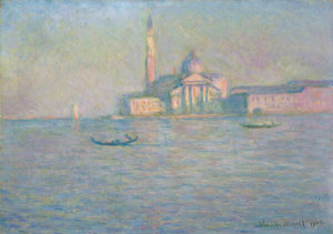 Claude Monet - The Church of San Giorgio Maggiore, Venice, 1908