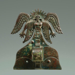 Etruscan - Appliqué depicting the Sun God Uśil, 500‒475 BC