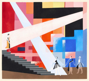 Alexandra Exter - Stage Design with Light Effects, pl. 14 from the set, Décors de théâtre, 1930