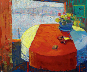 Selden Connor Gile - The Red Tablecloth, ca. 1927