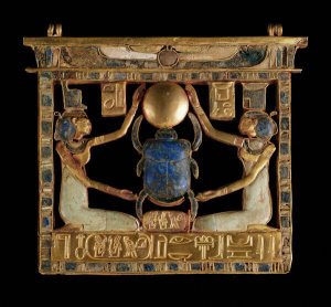 Egypt, Third Intermediate Period - Pectoral Pendant of Amenemope, Dynasty 21