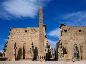 Egypt, New Kingdom - Façade of the Luxor Temple
