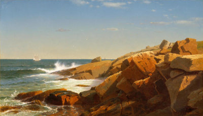 William Stanley Haseltine - Indian Rock, Narrangansett, 1863
