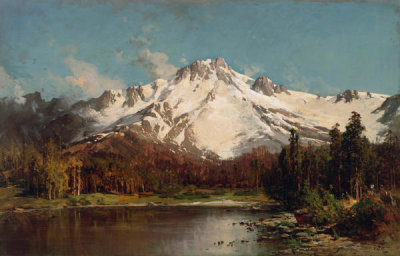Thomas Hill - Mount Tallac from Lake Tahoe, 1880