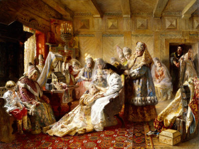 Konstantin Makovsky - The Russian Bride's Attire, 1889
