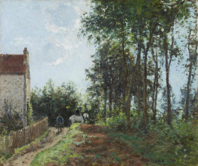 Camille Pissarro - The Road Near the Farm, 1871