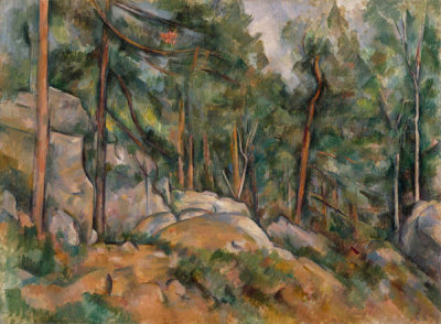 Paul Cézanne - Forest Interior, ca. 1898-1899