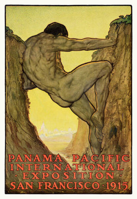 Perham Nahl - The Thirteenth Labor of Hercules: Official Poster for the Panama-Pacific International Exposition