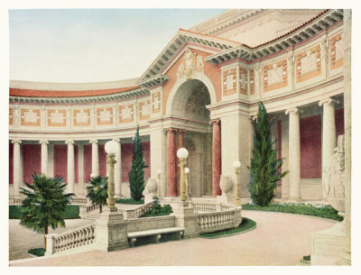 Pacific Novelty Co. - Western Entrance, Palace of Liberal Arts, from Court of Palms