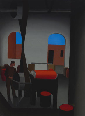 George Copeland Ault - The Mill Room, 1923
