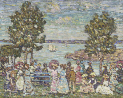 Maurice Brazil Prendergast - The Holiday, ca. 1908-1909