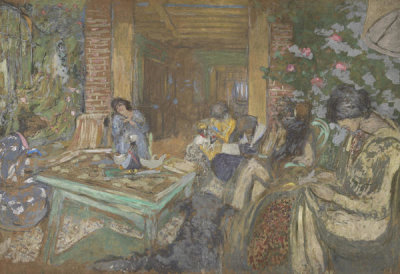 Edouard Vuillard - Sewing Party at Loctudy, 1912