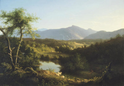 Thomas Cole - View Near the Village of Catskill, 1827