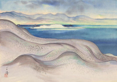 Chiura Obata - Along Mono Lake, 1927